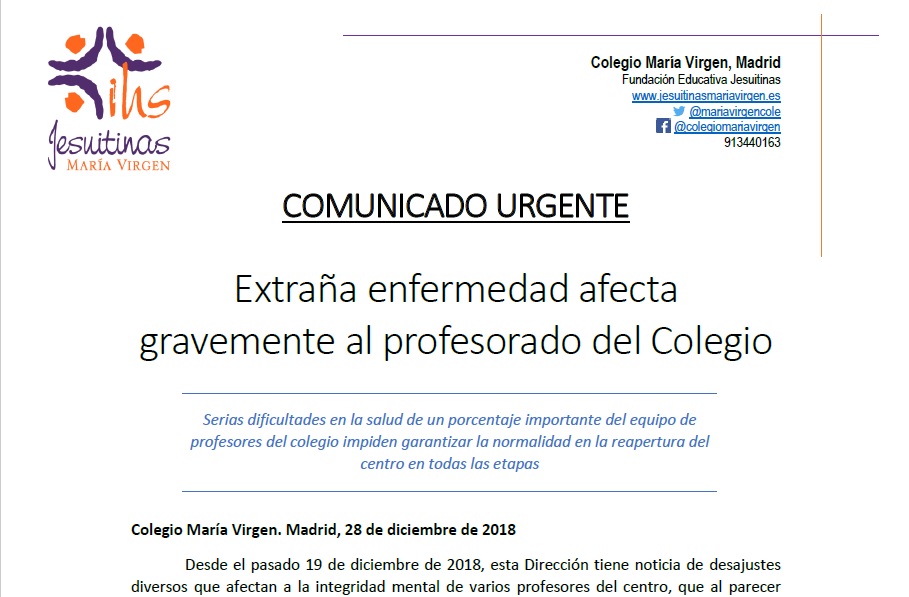 Colegio concertado María Virgen - Jesuitinas Chamartín bilingüe guardería madrid mejores colegios