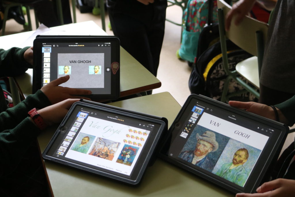 Colegio María Virgen Concertado bilingue madrid jesuitinas nuevas tecnologías ipad educación
